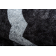 MIRO 51639.806 mosható szőnyeg Trellis lugas csúszásgátló - fekete