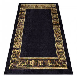 MIRO 51223.806 mosható szőnyeg Keret, görög csúszásgátló - fekete / arany