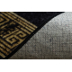MIRO 51223.806 umývací koberec Rám, grécky protišmykový - čierna / zlato