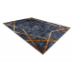 MIRO 51233.810 tæppe skal vaskes geometrisk skridsikker - mørkgrå