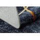 MIRO 51233.810 umývací koberec Geometrická protišmykový - tmavosivá