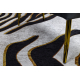 MIRO 52002.807 tæppe skal vaskes Zebra skridsikker - creme / sort