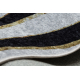 MIRO 52002.807 vaske Teppe Sebra mønster antiskli - krem / svart