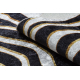 MIRO 52002.807 pralna preproga Zebra vzorec protizdrsna - smetana / črna