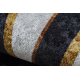 MIRO 52002.807 mycí kobereček Zebra vzor protiskluz - krémová / černý