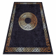 MIRO 51517.805 mycí kobereček Rám, řecký protiskluz - černý / zlatý