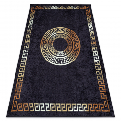 MIRO 51517.805 washing carpet Frame, greek anti-slip - black / gold