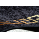 MIRO 51517.805 tvättmatta Ram, greek metrisk halkskydd - svart / guld