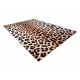 MIRO 51568.804 pranje tepiha Leopard uzorak protuklizna - krem / smeđa 