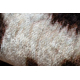 MIRO 51568.804 mosható szőnyeg Leopárd minta csúszásgátló - krém / barna