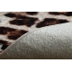 MIRO 51568.804 umývací koberec Leopardí vzor protišmykový - krémová / hnedý 