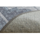 MIRO 51639.805 tapijt wasbaar Trellis geruite antislip - grijs