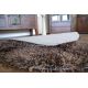 Okrúhly koberec LOVE SHAGGY model 93600 čierna/ hnedá 
