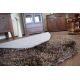 Kulatý koberec LOVE SHAGGY model 93600 černý/hnedy
