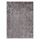 MIRO 11111.2103 Waschteppich Marmor, glamour Anti-Rutsch - dunkelgrau / gold