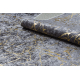 MIRO 11111.2103 tapijt wasbaar marmer, glamour antislip - donker grijskleuring / goud