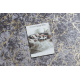 MIRO 11111.2103 covor lavabil Marmură, glamour anti-alunecare - gri inchis / aur