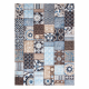Tappeto lavabile MIRO 51913.802 Patchwork antiscivolo - blu / marrone 