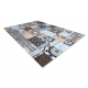 MIRO 51913.802 mosható szőnyeg Patchwork csúszásgátló - kék / barna 