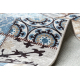Tappeto lavabile MIRO 51913.802 Patchwork antiscivolo - blu / marrone 