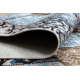 MIRO 51913.802 Waschteppich Patchwork Anti-Rutsch - blau / braun 