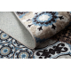 Tappeto lavabile MIRO 51913.802 Patchwork antiscivolo - blu / marrone 