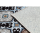 Tappeto lavabile MIRO 51913.802 Patchwork antiscivolo - blu / marrone 