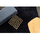 MIRO 52071.803 mycí kobereček Rám, řecký protiskluz - černý / zlatý