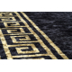 MIRO 52071.803 mazgāšanas paklājs Rāmis, grieķu pretslīdēšana - melns / zelts