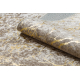 MIRO 11111.2104 tæppe skal vaskes Marmor, glamour skridsikker - beige / guld