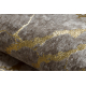 MIRO 11111.2104 πλύσιμο χαλί Μάρμαρο, glamour αντιολισθητικό - μπεζ / χρυσός