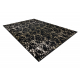 MIRO 11111.2106 umývací koberec Mramor, glamour protišmykový - čierna / zlato