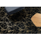 MIRO 11111.2106 umývací koberec Mramor, glamour protišmykový - čierna / zlato