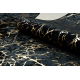 MIRO 11111.2106 tapijt wasbaar marmer, glamour antislip - zwart / goud