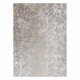 MIRO 11111.2107 Waschteppich Marmor, glamour Anti-Rutsch - hellgrau / gold
