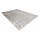 MIRO 11111.2107 tapijt wasbaar marmer, glamour antislip - lichtgrijs / goud