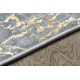 MIRO 11111.2107 vaske Teppe Marmor, glamour antiskli - lys grå / gull