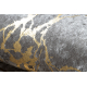 MIRO 11111.2107 πλύσιμο χαλί Μάρμαρο, glamour αντιολισθητικό - ανοιχτό γκρι / χρυσός