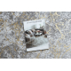 MIRO 11111.2107 umývací koberec Mramor, glamour protišmykový - svetlo šedá / zlato