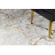 MIRO 11111.2108 mazgāšanas paklājs Marvalzis, glamour pretslīdēšana - krēmkrāsas / zelts