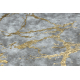 MIRO 11111.2108 πλύσιμο χαλί Μάρμαρο, glamour αντιολισθητικό - κρεμ / χρυσός