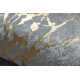 MIRO 11111.2108 Waschteppich Marmor, glamour Anti-Rutsch - creme / gold