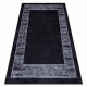 MIRO 51223.807 tapijt wasbaar marmer, grieks antislip - zwart / wit