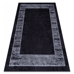 MIRO 51223.807 washing carpet Marble, greek anti-slip - black / white