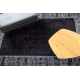 MIRO 51223.807 tæppe skal vaskes Marmor, græsk skridsikker - sort / hvid