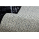 MIRO 51223.807 tapijt wasbaar marmer, grieks antislip - zwart / wit