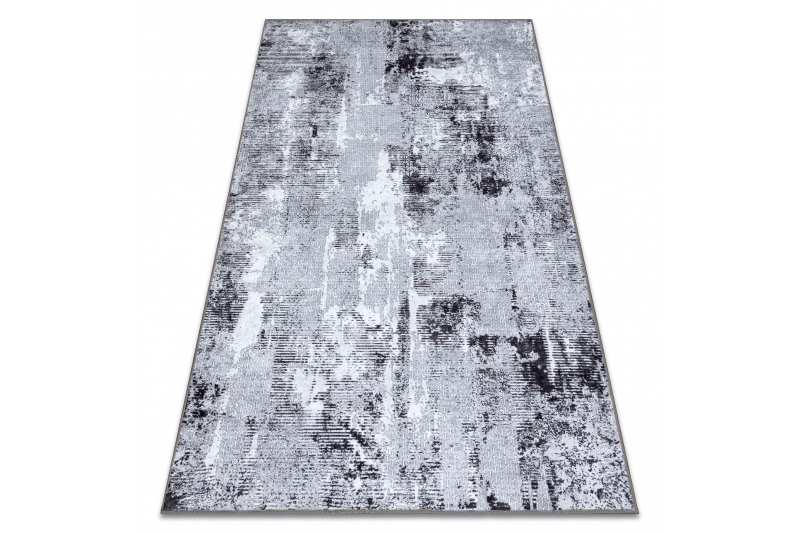 Dywan do prania MIRO 51924.812 Abstrakcja antypoślizgowy - jasnoszary - Rozmiar : 200x290 cm