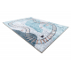 JUNIOR 52243.801 umývací koberec Koľajnice pre deti protišmykový - modrý