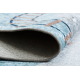 JUNIOR 52243.801 mosható szőnyeg Vonat sín gyerekeknek csúszásgátló - kék