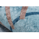 JUNIOR 52243.801 umývací koberec Koľajnice pre deti protišmykový - modrý